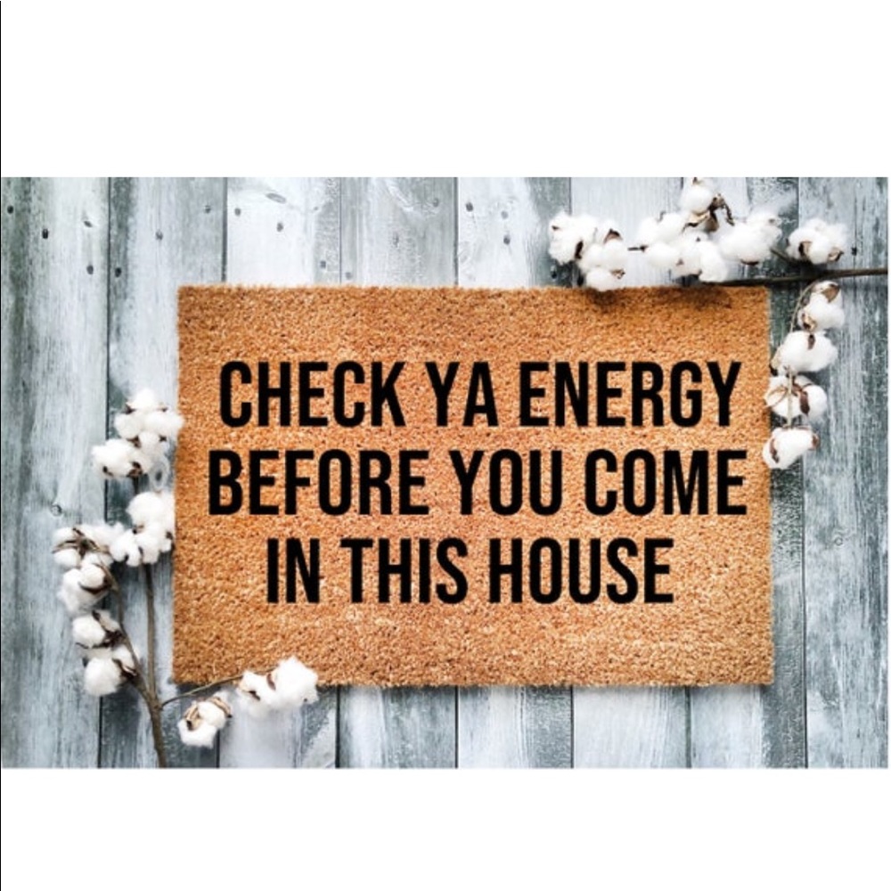 Check Ya Energy Doormat